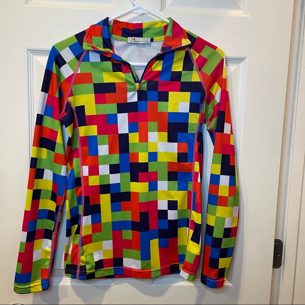 Multicolored Quarter Zip